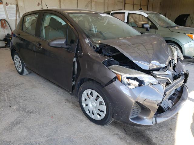 VNKKTUD33HA079124 - 2017 TOYOTA YARIS L GRAY photo 4