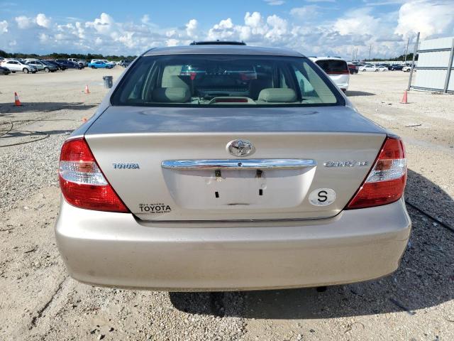 4T1BE32K04U802455 - 2004 TOYOTA CAMRY LE GOLD photo 6