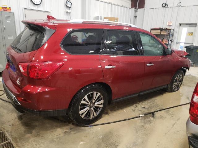 5N1DR2MN1KC596337 - 2019 NISSAN PATHFINDER S MAROON photo 3