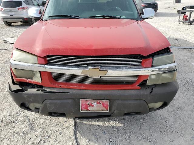 3GNEC13T93G117639 - 2003 CHEVROLET AVALANCHE C1500 RED photo 11