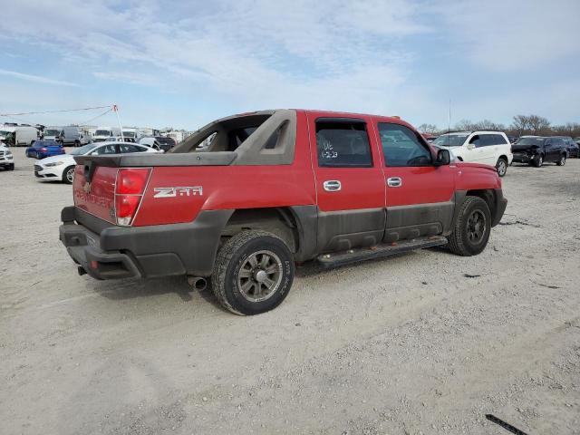3GNEC13T93G117639 - 2003 CHEVROLET AVALANCHE C1500 RED photo 3