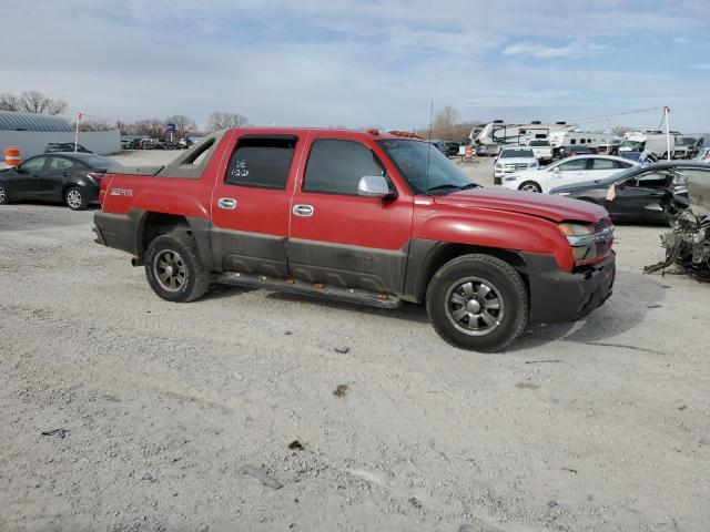 3GNEC13T93G117639 - 2003 CHEVROLET AVALANCHE C1500 RED photo 4