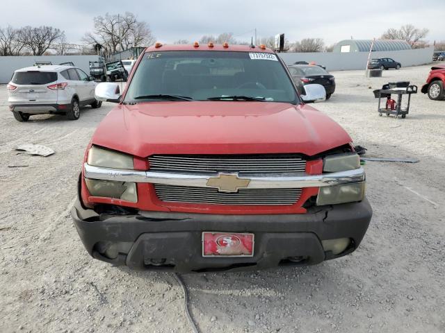 3GNEC13T93G117639 - 2003 CHEVROLET AVALANCHE C1500 RED photo 5