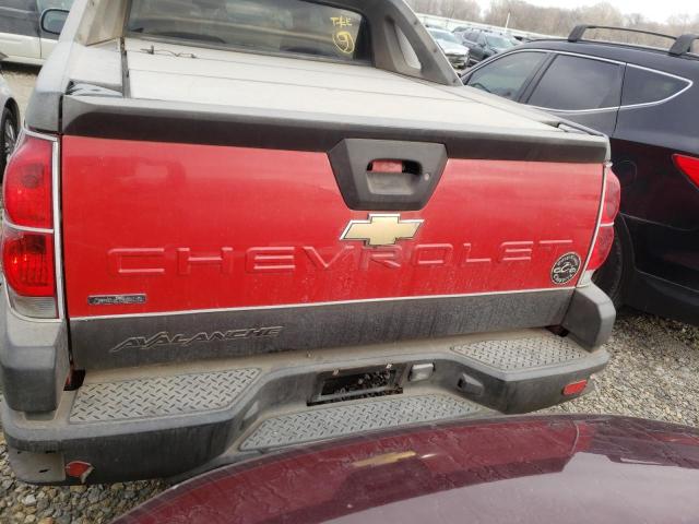 3GNEC13T93G117639 - 2003 CHEVROLET AVALANCHE C1500 RED photo 6