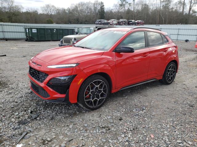 KM8KH3AC6NU005260 - 2022 HYUNDAI KONA N BASE RED photo 1