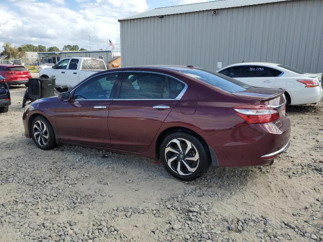 1HGCR3F82HA016466 - 2017 HONDA ACCORD EXL BURGUNDY photo 2