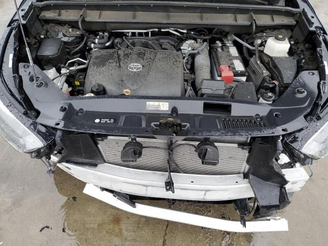 5TDGZRAH8MS085797 - 2021 TOYOTA HIGHLANDER XLE BLACK photo 11