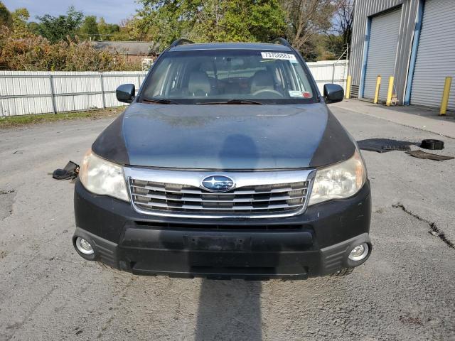 JF2SH64669H768262 - 2009 SUBARU FORESTER 2.5X LIMITED BLUE photo 5