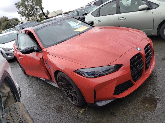WBS33AY04MFL36678 - 2021 BMW M3 COMPETITION RED photo 4