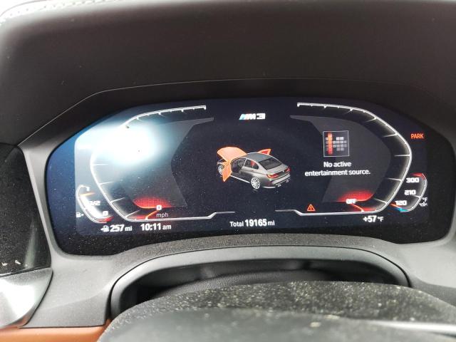 WBS33AY04MFL36678 - 2021 BMW M3 COMPETITION RED photo 9