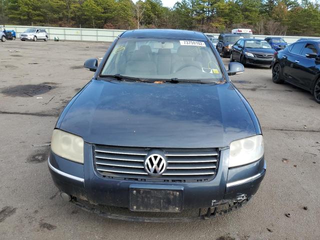 WVWPD63B64P203409 - 2004 VOLKSWAGEN PASSAT GLS BLUE photo 5