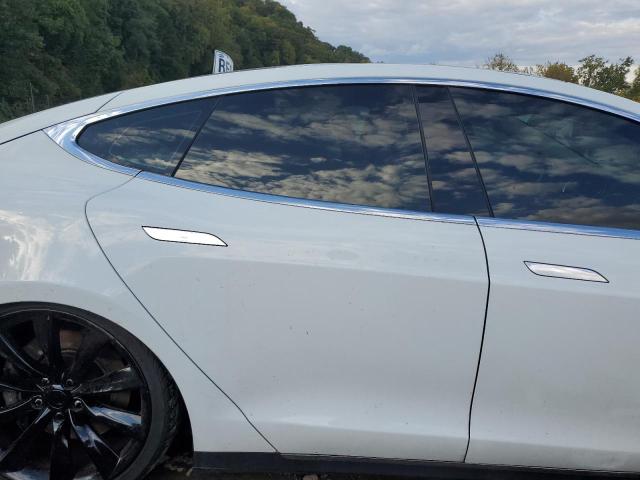 5YJSA1S10EFP38276 - 2014 TESLA MODEL S WHITE photo 10