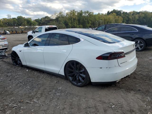 5YJSA1S10EFP38276 - 2014 TESLA MODEL S 白色 照片 2