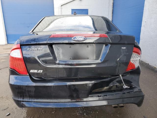 3FAHP0HA7AR101667 - 2010 FORD FUSION SE BLACK photo 6