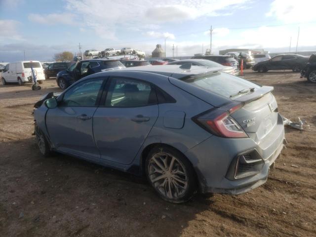 SHHFK7H44MU226052 - 2021 HONDA CIVIC SPORT ნაცრისფერი ფოტო 2