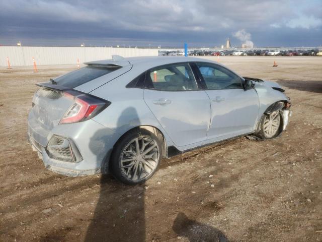 SHHFK7H44MU226052 - 2021 HONDA CIVIC SPORT ნაცრისფერი ფოტო 3