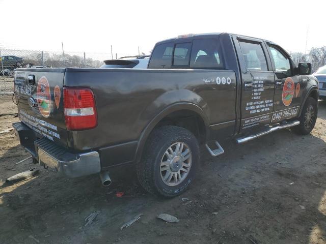 1FTPW14V77FB75409 - 2007 FORD F-150 SUPERCREW BROWN photo 3