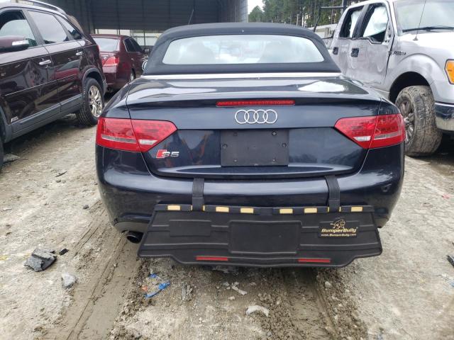 WAUCGAFH3CN007153 - 2012 AUDI S5 PREMIUM PLUS BLUE photo 6