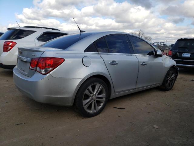 1G1PG5SB0D7228737 - 2013 CHEVROLET CRUZE LTZ SILVER photo 3