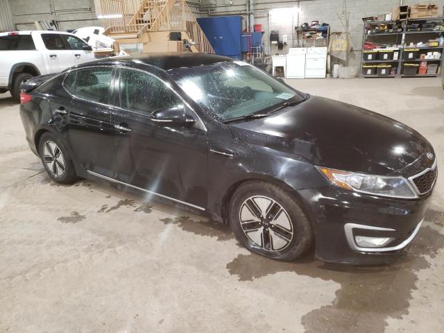 KNAGM4AD7C5024716 - 2012 KIA OPTIMA HYBRID BLACK photo 4