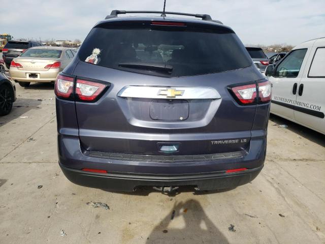 1GNKRFED1DJ117431 - 2013 CHEVROLET TRAVERSE LS GRAY photo 6