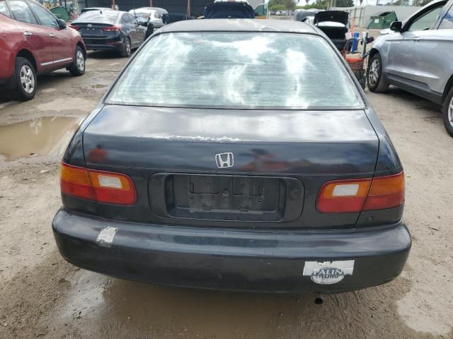 1HGEG8541NL013164 - 1992 HONDA CIVIC DX GRAY photo 6