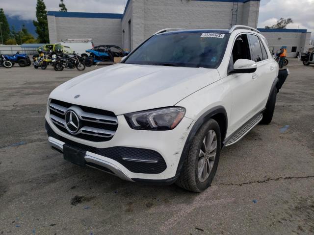 4JGFB5KB4MA483620 - 2021 MERCEDES-BENZ GLE 450 4MATIC WHITE photo 1