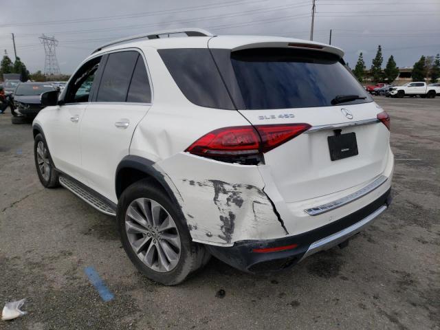 4JGFB5KB4MA483620 - 2021 MERCEDES-BENZ GLE 450 4MATIC WHITE photo 2