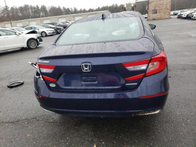 1HGCV3F56JA010533 - 2018 HONDA ACCORD HYBRID EXL BLUE photo 6