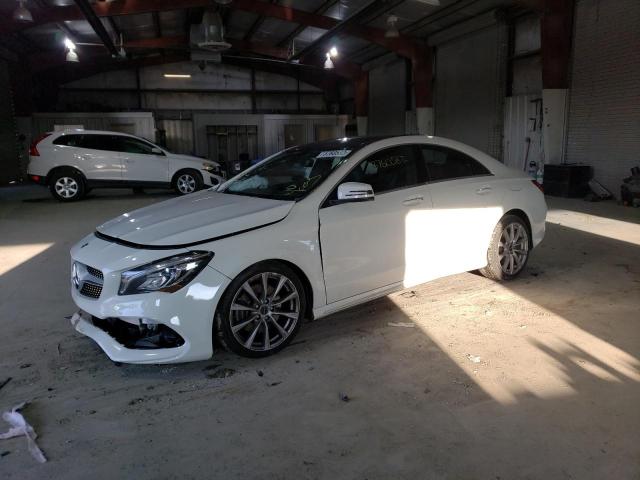 WDDSJ4GB8JN596795 - 2018 MERCEDES-BENZ CLA 250 4MATIC WHITE photo 1