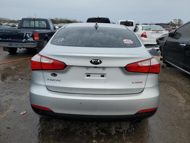 KNAFX4A82F5378086 - 2015 KIA FORTE EX SILVER photo 6