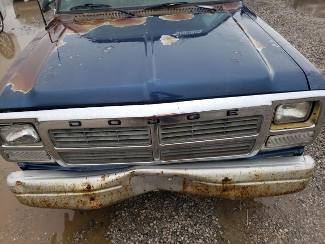 1B7GE06Y9MS201791 - 1991 DODGE D-SERIES D150S BLUE photo 11