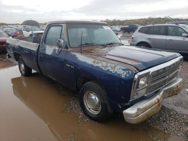 1B7GE06Y9MS201791 - 1991 DODGE D-SERIES D150S BLUE photo 4