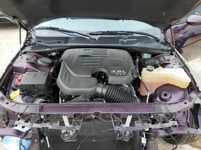 2C3CDZAG9MH560302 - 2021 DODGE CHALLENGER SXT PURPLE photo 11