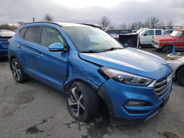 KM8J3CA25GU154389 - 2016 HYUNDAI TUCSON LIMITED BLUE photo 4