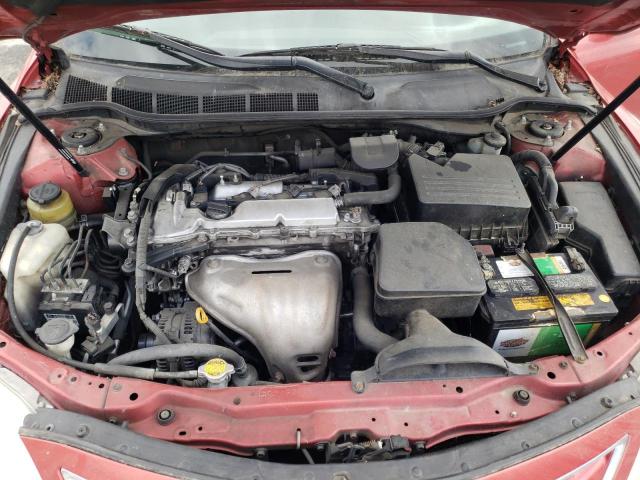 4T1BF3EK9AU569115 - 2010 TOYOTA CAMRY BASE RED photo 11