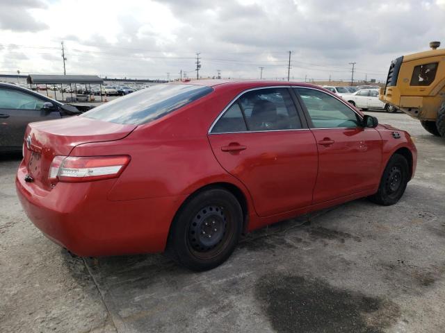 4T1BF3EK9AU569115 - 2010 TOYOTA CAMRY BASE RED photo 3