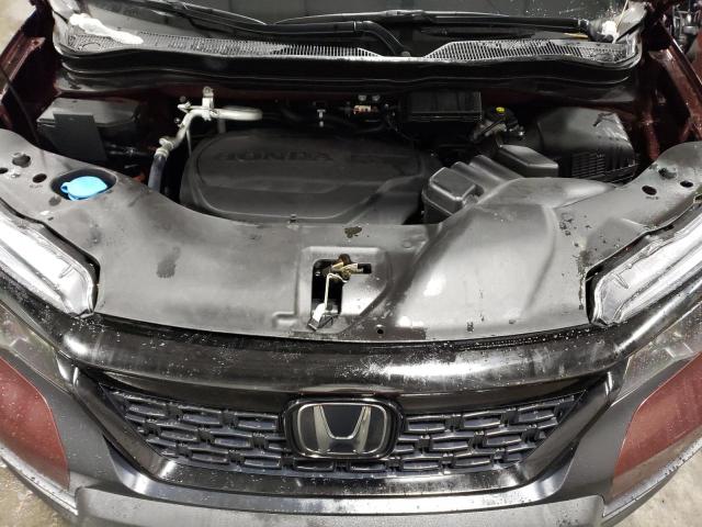 5FNYF8H53MB018855 - 2021 HONDA PASSPORT EXL Bordo foto 11