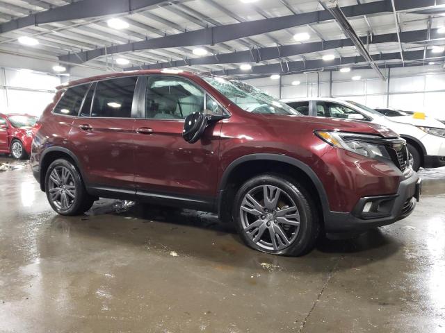 5FNYF8H53MB018855 - 2021 HONDA PASSPORT EXL Bordo foto 4