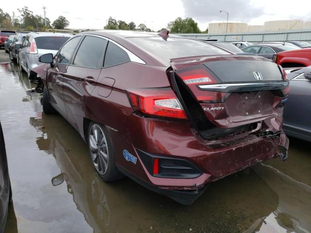 JHMZC5F17LC001370 - 2020 HONDA CLARITY BURGUNDY photo 2