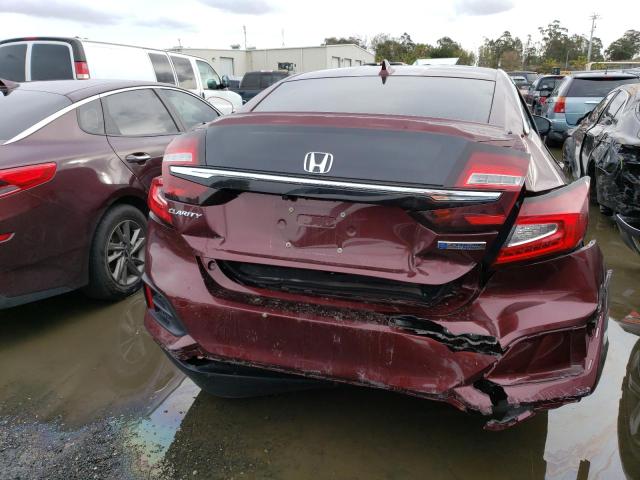 JHMZC5F17LC001370 - 2020 HONDA CLARITY BURGUNDY photo 6