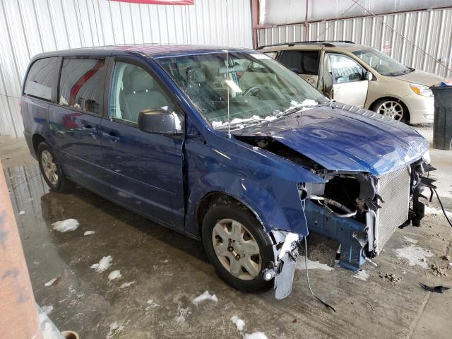 2D4RN4DG3BR670886 - 2011 DODGE GRAND CARA EXPRESS BLUE photo 4