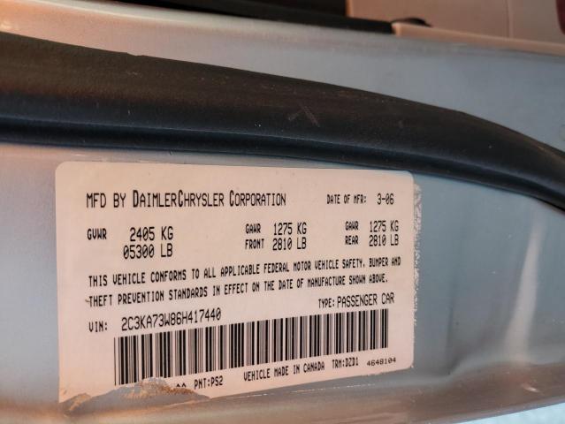 2C3KA73W86H417440 - 2006 CHRYSLER 300C SRT-8 SILVER photo 13