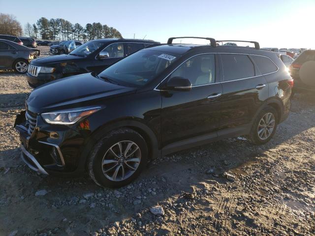 KM8SNDHF5HU189223 - 2017 HYUNDAI SANTA FE SE BLACK photo 1