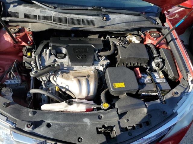 4T4BF1FK8CR160020 - 2012 TOYOTA CAMRY BASE RED photo 11