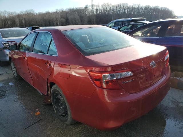 4T4BF1FK8CR160020 - 2012 TOYOTA CAMRY BASE RED photo 2