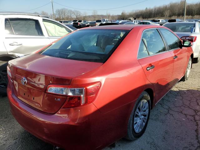 4T4BF1FK8CR160020 - 2012 TOYOTA CAMRY BASE RED photo 3