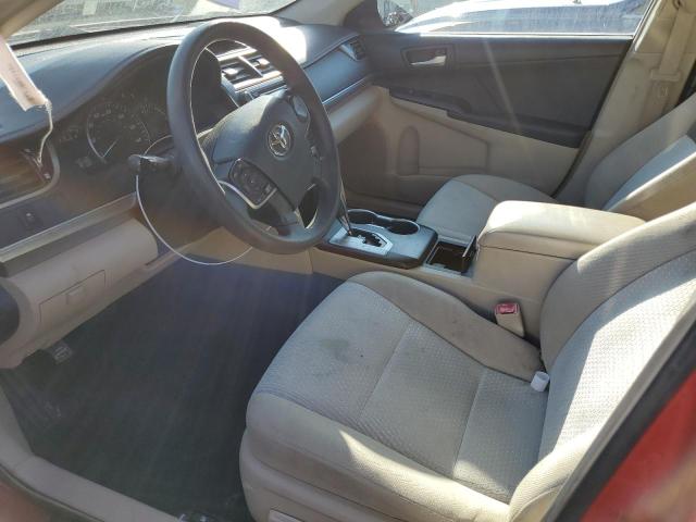 4T4BF1FK8CR160020 - 2012 TOYOTA CAMRY BASE RED photo 7
