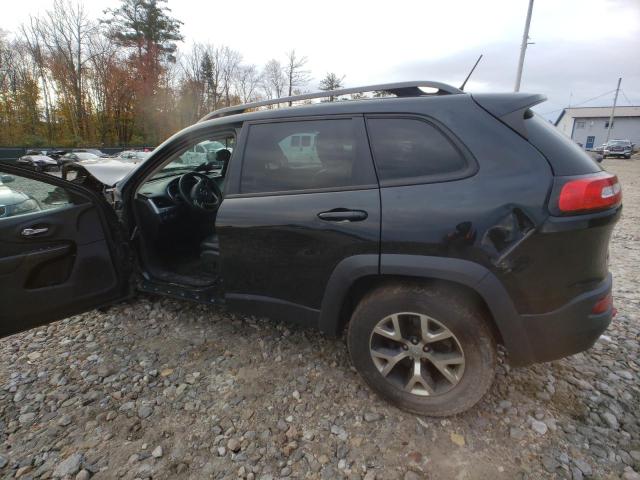 1C4PJMBS0FW605448 - 2015 JEEP CHEROKEE TRAILHAWK BLACK photo 2