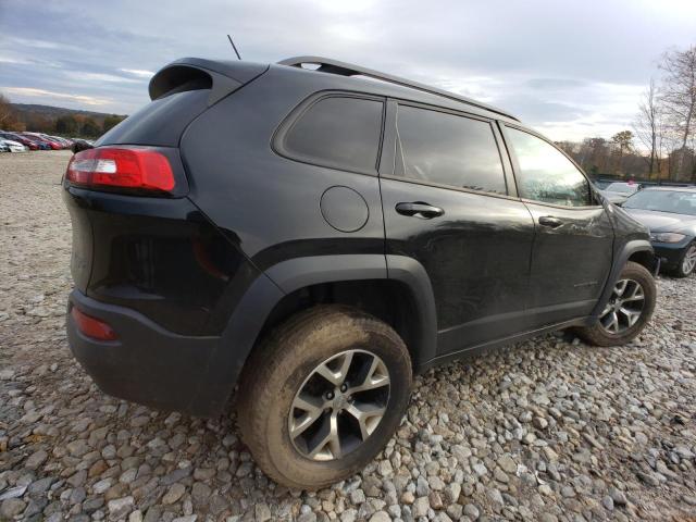 1C4PJMBS0FW605448 - 2015 JEEP CHEROKEE TRAILHAWK BLACK photo 3